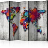 Artgeist Paravan Concrete World I, 5-Delni, Dvostranski | Shoptok.si