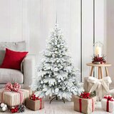 vidaXL Umjetno božićno drvce s stalakom Zelena 120 cm PE i PVC | shoptok.hr