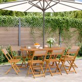 Maison Chic Zložljivi Vrtni Stoli - Stol za vrti 8 kosov taupe blago in trden les JS3239, (21875800) | Shoptok.si