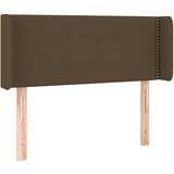 Maison Chic vzglavna omarica - nočna omarica - posteljna omarica z ušesi temno rjavo 103x16x78/88 cm blago, (21711033) | Shoptok.si