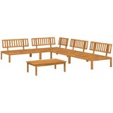  Set sofe 5 kom. Antracit Čvrsto drvo akacije | shoptok.hr