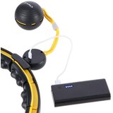  Hhm21 hula hop crno/žuti magnetski s utegom + brojačem hms | shoptok.hr