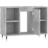 vidaXL kupaonski ormarić boja betona 80x33x60 cm od konstruiranog drva | shoptok.hr
