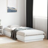 Furnova Posteljni okvir bel 100x200 cm inženirski les, (21938511) | Shoptok.si