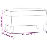  Klupa smeđa 70 x 35 x 41 cm od umjetne kože | shoptok.hr