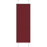 vidaXL Plisirana žaluzija bordo rdeča 45x100 cm širina blaga 44,4 cm poliester, (5000300937) Cene