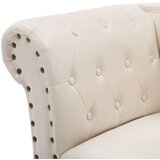  Rimska Sofa Umjetna Koža Krem Bijela | shoptok.hr