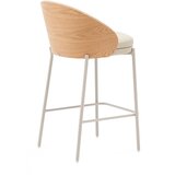 Kave Home Barski stol v bež in naravni barvi (višina sedeža 65 cm) Eamy – | Shoptok.si
