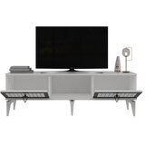 Hanah home tv polica linda white silver Cene