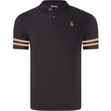 Dewberry T8585 MENS T-SHIRT-CAMEL-BLACK Cene