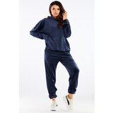 Awama Woman's Pants A459 Navy Blue Cene