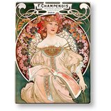 Slika na platnu f. champenois imprimeur-éditeur – alfons mucha ()
