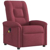 Maison Chic Masažni stol - Relax naslanjač vinsko rdeče blago, (22134883) | Shoptok.si