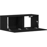 TV ormar Zidne Crni hrast 80 x 30 x 30 cm Konstruirano drvo | Eponuda.com