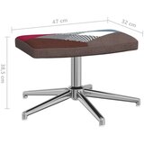  Stol za sproščanje s stolčkom večbarvno blago, (20597649) | Shoptok.si