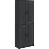  Set ormara 2 kom. Crna Konstruirano drvo - Crna | shoptok.hr