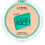 LAMEL OhMy Clear Face kompaktni puder s antibakterijskim sastavom nijansa 402 Vanilla 6 g