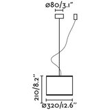 Faro 64314-48 - Luster na sajli MAMBO 1xE27/15W/230V ratan/crna | Eponuda.com