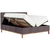 Venda OBLAZINJENA POSTELJA 180 cm x 200 cm , les, leseni material sivorjava, barve hrasta | Shoptok.si