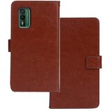 INORCO Usnjen ovitek za stojalo za Nokia XR21, torbica za telefon Denarnica s teksturo Crazy Horse, (22036696) Cene