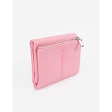 Shelvt Small pink women's faux leather wallet | shoptok.hr