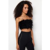 Trendyol Crop Top - Black - Plain | shoptok.hr