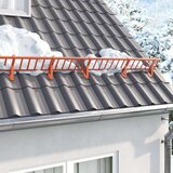  Zaštita od snijega za krov Crvena 300 x 29 5 x 34 5 cm Čelik | shoptok.hr