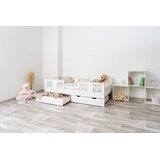 Molarem Home Drveni dječji krevet Luna 20 - bijeli - 190x90 cm - S 2 ladice | shoptok.hr