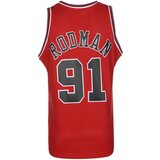 Mitchell & Ness Tehnička sportska majica 'DENNIS RODMAN' vatreno crvena / crna / bijela | shoptok.hr