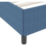  Konstrukcija postelje z vzmetnico Modra 200 x 200 cm blago, (5000123740) | Shoptok.si