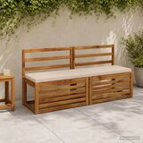  Jastučići za klupe - 2 dijela SOEST 100% poliester Krem - Krem 160 x 40 x 5 cm Melange Cijene