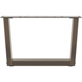  Noge za klub stolić V-oblik 2 kom Prirodni čelik 50 x (30-31,3) cm Čelik | shoptok.hr
