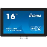 Iiyama 15,6" PCAP Bezel Free 10P Touch, 1920x1080, DisplayPort, HDMI, VGA, 405cd/m2 (with touch), USB Interface, Through Glass (Gloves) mode, External Power Adapter, MultiTouch only with supported OS, Open frame model with seal, IP65 front TF1615MC-B1 | Eponuda.com