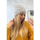Kesi Cap with fleece Agnieszka K239 light gray | Shoptok.si