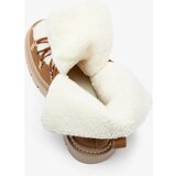 Resti Women's insulated trapper boots with sheepskin in camel Lery Walk | Shoptok.si