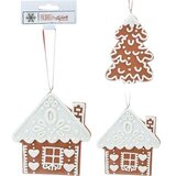  NOVOGODIŠNJI UKRAS KUĆICA OD MEDENJAKA 11CM | Eponuda.com