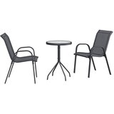 Bistro set za vrt 3 pcs Čelik | shoptok.hr