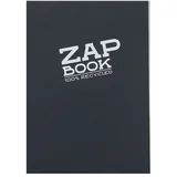 Zap book A5 80gr 160L, crna boja, bjanko, 100% reciklirani papir