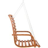  Klupa za ljuljanje od savijenog drva i tikovine 126x92x63 cm | shoptok.hr