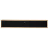 Hammel Furniture Črna/v naravni barvi TV omarica v hrastovem dekorju 133x22 cm Mistral – Cene