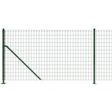  Ograda od žičane mreže s prirubnicom zelena 1,1x25 m | shoptok.hr