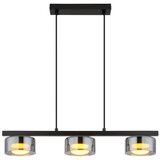 Globo 16055-3HS - led luster na sajli higgins 3xGX53/6W/230V zadimljena/crna | Eponuda.com