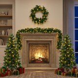  Set mini božićnih drvaca 120 cm 275 LED lampica Topla bijela | shoptok.hr