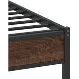  Posteljni okvir brez vzmetnice hrast 90x200 cm inženirski les, (21829687) | Shoptok.si