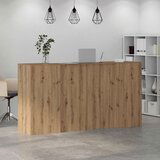  Recepcijski stol 200x50x103 5 cm od konstruiranog drva | shoptok.hr