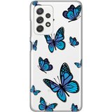  Torbica silikonska print za samsung A525F/A526B/A528B galaxy A52 4G/A52 5G/A52s 5G blue butterfly Cene