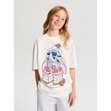 Sinsay Pamučna oversize majica s printom Stitch | shoptok.hr