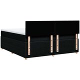  Krevet s oprugama i madracem crni 180x200 cm od tkanine | shoptok.hr