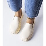 Gemre Beige slip-on shoes Igreja | Shoptok.si