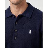 Polo Ralph Lauren PULL FLAG COL POLO EN COTON LIN Tamno plava | shoptok.hr